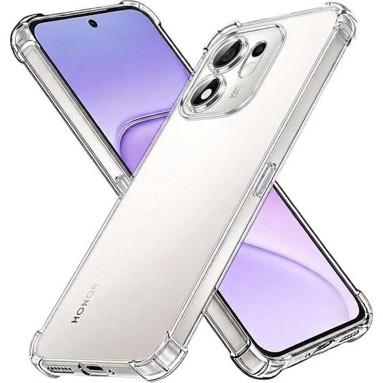 Techsuit - Shockproof Clear Silicone - Honor 600 Smart - Clear
