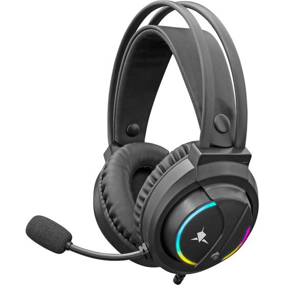 White Shark Gaming Headphones - 50mm, PS4, Black - (WOLF)