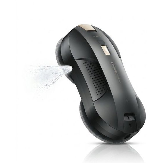 Deerma - Window Cleaning Robot (DEM-C50S Ultra) - Bidirectional Water Mist, 4 Modes, Nano Cleaning Cloth, 8000Pa, 72W - Black