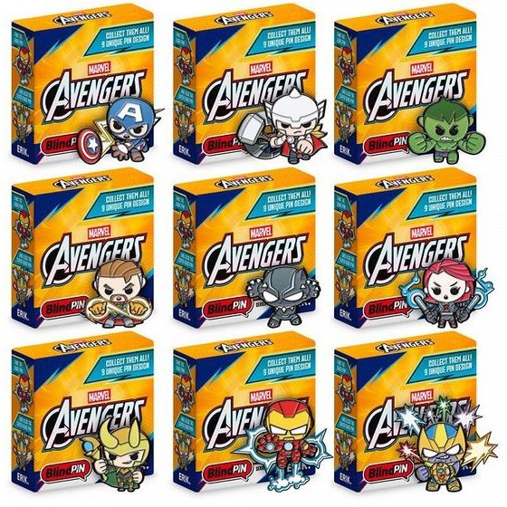 Erik ����� �� 24 ����������� ��������� (Mystery Box) Marvel Avengers Series 1