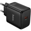 Hoco Wall Charger N83, 40W, 3A, 1 x USB-C, Black