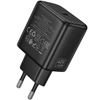 Hoco Wall Charger N83, 40W, 3A, 1 x USB-C, Black