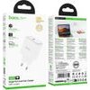 Hoco Wall Charger N83, 40W, 3A, 1 x USB-C, White