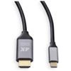 Blue Star Cable Usb C To Hdmi 4K 60Hz - High Speed, HDR, ARC, Ethernet, AWM, 2m black