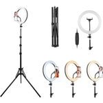 Tracer Led Ring Lamp 30CM With 210CM Tripod Black - (TRAOSW46745)