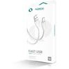 Nordic Cable USB-A - Type-C, 1 m /white/