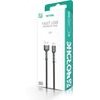 Nordic Cable USB-A - Lightning, 2 m, 40W, Braided /black/