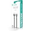 Nordic Cable USB-A - Type-C, 2 m, 40W, Braided /black/