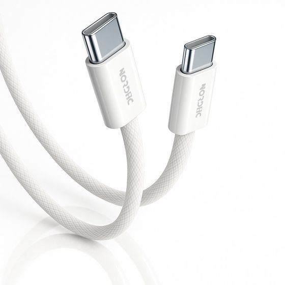 Nordic Cable Type-C - Type-C, 2 m, 240W /white/