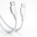 Nordic Cable Type-C - Lightning, 1 m, 30W /White /