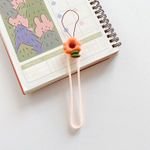 Accessory/ Wristband/ Keychain Soft Rope /Orange flower/ OEM