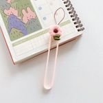 Accessory/ Wristband/ Keychain Soft Rope /Pink flower/ OEM