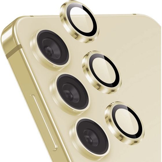 Metal Camera Lens Samsung S24 /Amber yellow/ OEM