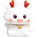 Nimbo Night Lamp Silicone Baby dragon, PAT, colorful, USB, Timer /white/ OEM