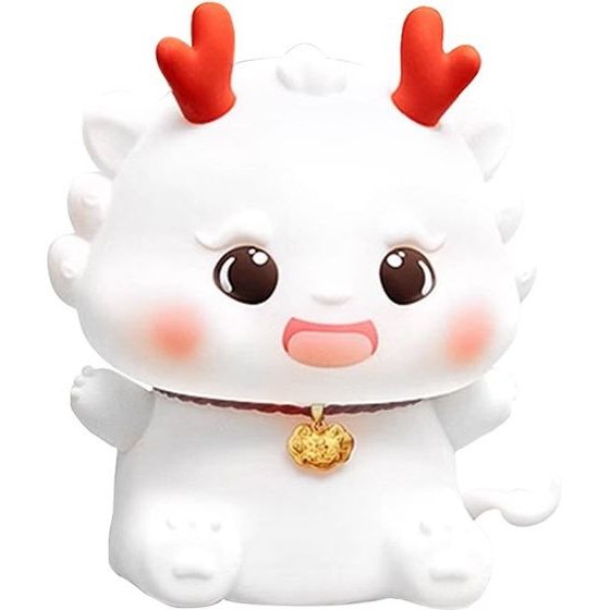 Nimbo Night Lamp Silicone Baby dragon, PAT, colorful, USB, Timer /white/ OEM