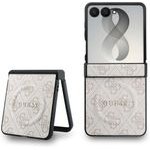 Guess Pu Leather 4G Magnetic Case For Samsung Galaxy Z Flip 8 Pink - (GUHMZF8P4MSEGCP)