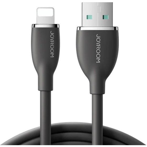 Joyroom Cable Colorful 3A Usb To Lightning SA29-AL3 / 3A / 1,2m (black) - (SA29-AL3 1.2m black)