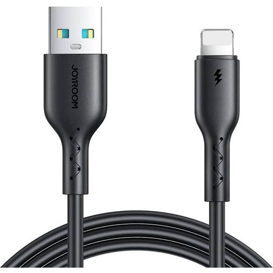 Joyroom Cable Flash Charge Usb To Lightning SA26-AL3/ 3A / 1m (black) - (SA26-AL3)