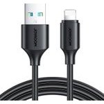 Joyroom Cable To USB-A / Lightning / 2.4A / 0.25m S-UL012A9 (black) - (S-UL012A9 0.25m LB)