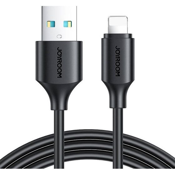 Joyroom Cable To USB-A / Lightning / 2.4A / 0.25m S-UL012A9 (black) - (S-UL012A9 0.25m LB)