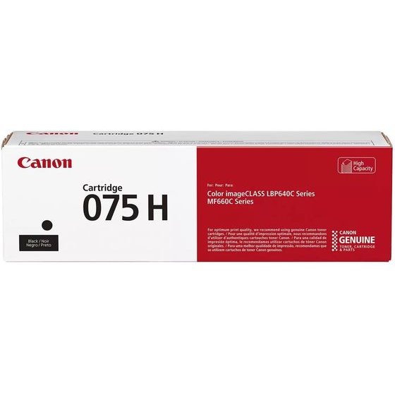 Canon Toner Cartridge 075 H Bk / Black - (6369C002)