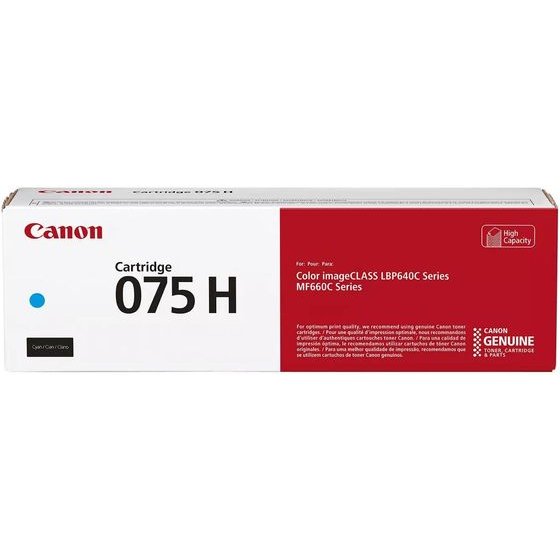 Canon Toner Cartridge 075 H C / Cyan - (6368C002)