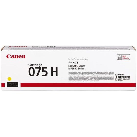Canon Toner Cartridge 075 H Y / Yellow - (6366C002)