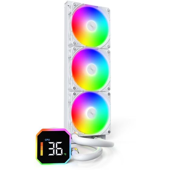 Montech Water Cooling Hyperflow Digital 360 / White Xl - (Hyperflow Digital 360 (W))