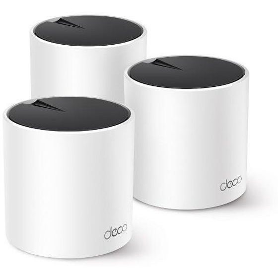 TP-Link Mesh Wlan System X55 / White 3-Pack - (Deco X55(3-PACK))