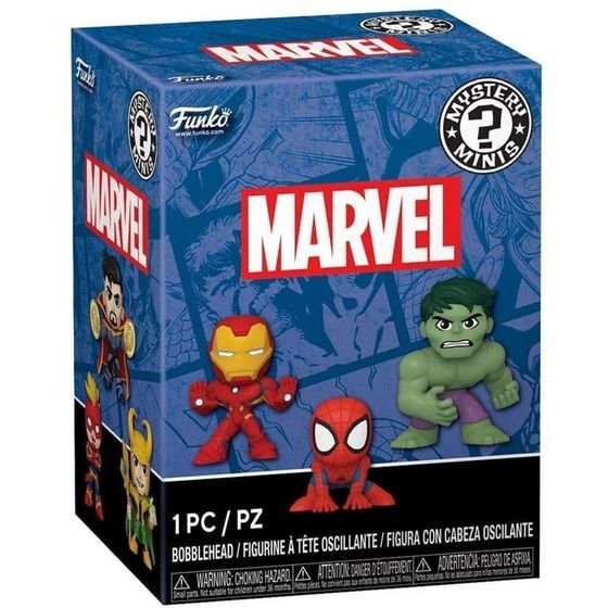 Funko Mystery Minis: Marvel - New Classics (12 Pcs PDQ) (Blind Box/Random) Bobble-Head Vinyl Figures