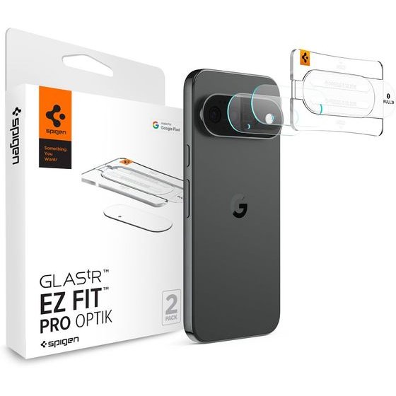 Spigen Glass Tr Ez Fit Optik Pro 2 Pack, Crystal Clear - Google Pixel 11 - (AGL11479)