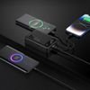 Hoco Powerbank 10000 Mah Qc Pd 2A 22,5W With built-In Cables Usb C + Lightning J171 Edge black