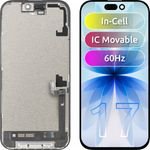 JK Lcd Display Module For Apple Iphone 17, In-Cell Ic Version, Black