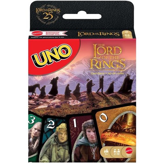 Mattel Uno: Lord Of The Rings (JMF13)