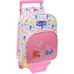 Safta: Peppa Pig Baby Pig - Trolley (Removable) Small Backpack (34cm) (612572185)