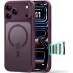 ESR - Classic Hybrid Halolock - Iphone 18 Pro / Iphone 17 Pro - Frosted Deep Burgundy