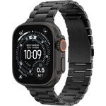 Spigen - Modern Fit - Apple Watch 4/5/6/7/8/9/10/SE/Se 2/Ultra/Ultra 2/Ultra 3 (42/44/45/46/49mm) - Titanium Black - (AMP11577)