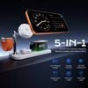 XO Holder 25W, 3 ? 1 Chargng Station Magnetic +Speaker +Light +Clock /white/ - CX045