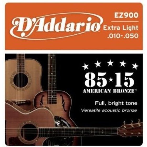 DADDARIO - Acoustic Guitar Strings (10-50) - (EZ900)
