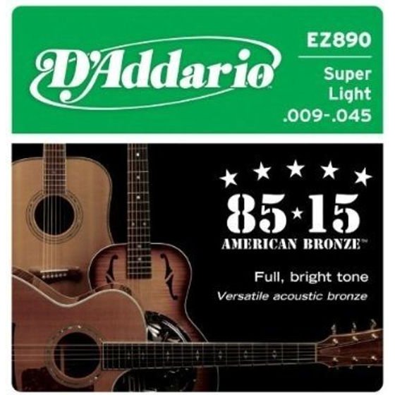 DADDARIO - Acoustic Guitar Strings (09-45) - (EZ890)