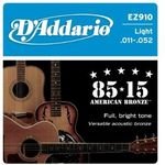 DADDARIO - Acoustic Guitar Strings (11-52) - (EZ910)