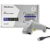 Qoltec Laser scanner 1D | USB | White - (50877)