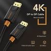 CABLETIME ������� DisplayPort CT-AV585-01G, 4K/60Hz, 1m, ����� - (CT-AV585-01G-B1)