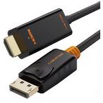 CABLETIME ������� DisplayPort �� HDMI CT-AV585-02G, 1080p/60Hz, 3m, ����� - (CT-AV585-02G-B3)