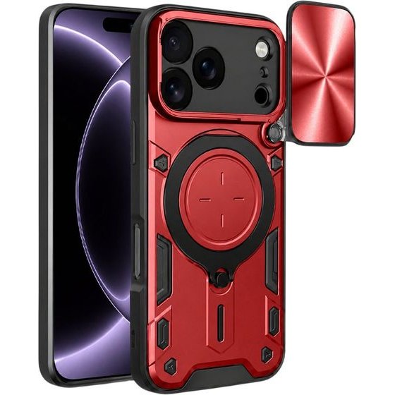 Techsuit - CamGuard Pro - iPhone 18 Pro / iPhone 17 Pro - Red