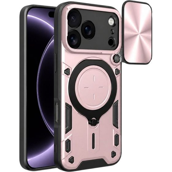Techsuit - CamGuard Pro - iPhone 18 Pro / iPhone 17 Pro - Rose Gold
