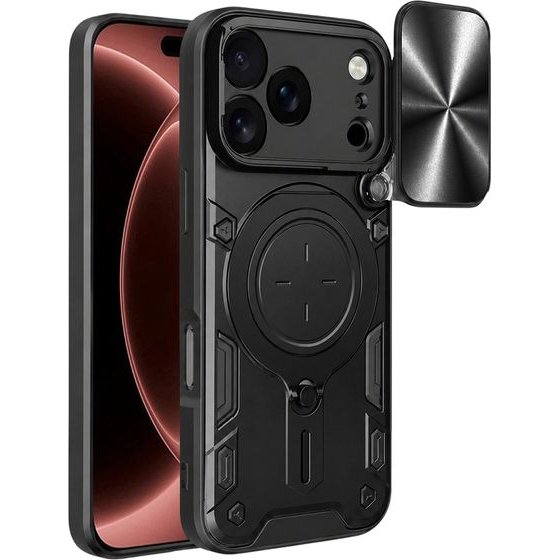 Techsuit - CamGuard Pro - iPhone 18 Pro Max / iPhone 17 Pro Max - Black