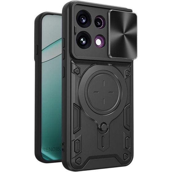 Techsuit - CamGuard Pro - Oppo Reno16 F / Reno16 FS - Black