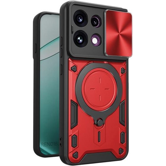Techsuit - CamGuard Pro - Oppo Reno16 F / Reno16 FS - Red