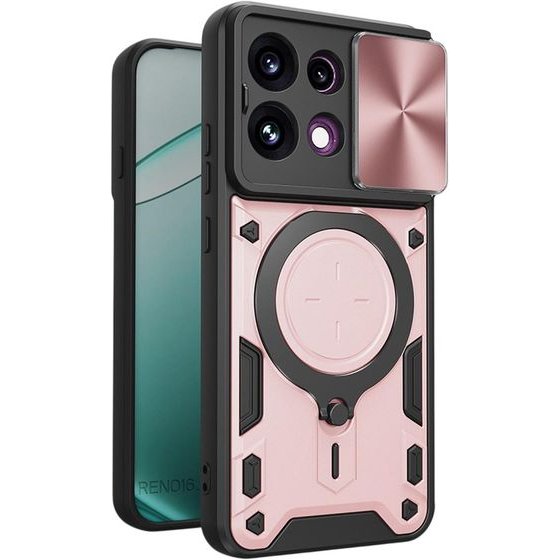 Techsuit - CamGuard Pro - Oppo Reno16 F / Reno16 FS - Rose Gold